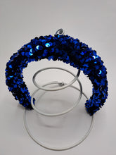 Charger l&#39;image dans la galerie, Serre-tête sequins bleu roy
