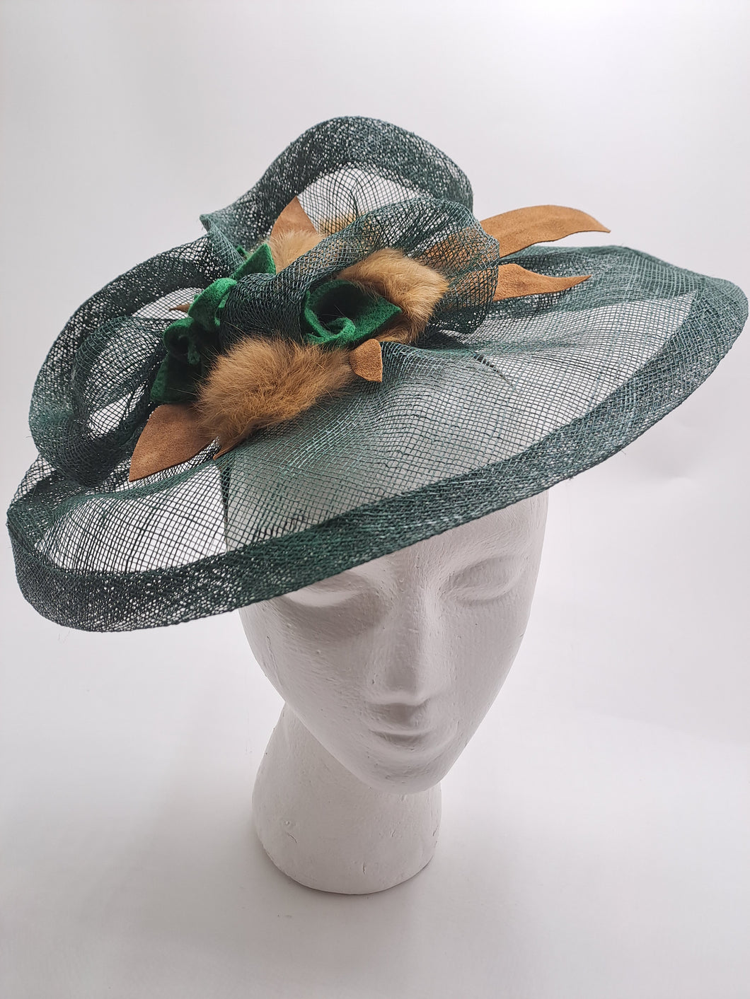 Facinator vert foncé et caramel