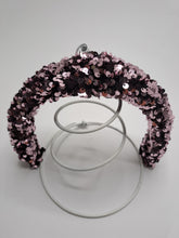 Charger l&#39;image dans la galerie, Serre-tête sequins rose
