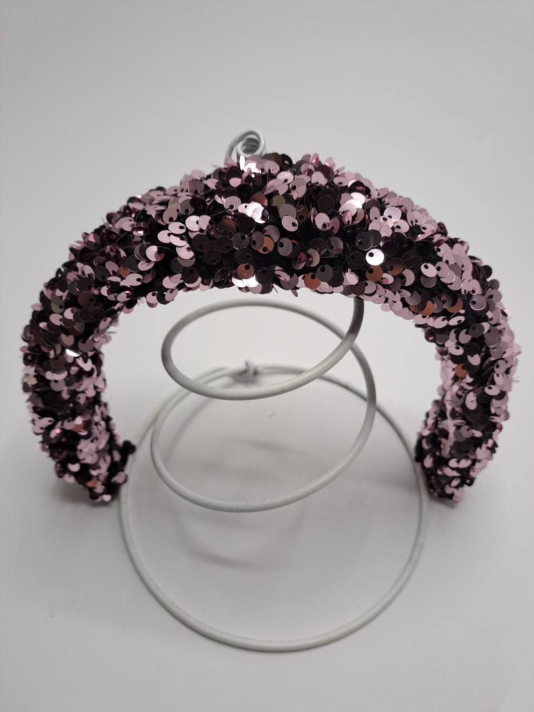 Serre-tête sequins rose