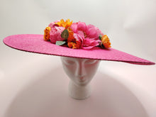 Charger l'image dans la galerie, Capeline fuschia orange
