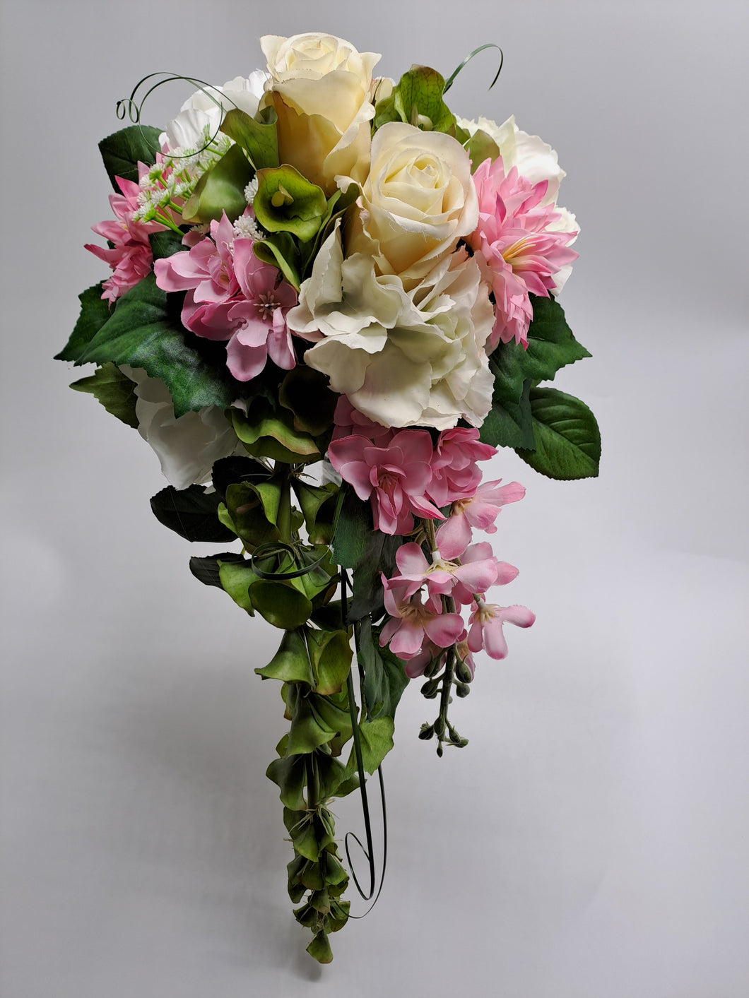 Bouquet de mariée retombant